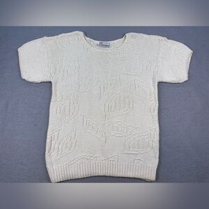 Vintage Dead Stock Knit Maven Cottage Granny Core Sweater Small